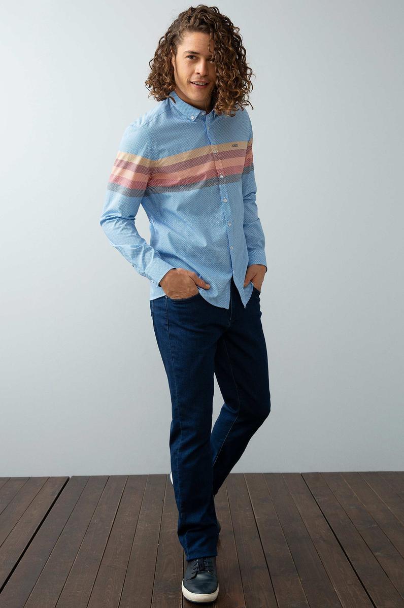 Lacivert Denim Pantolon