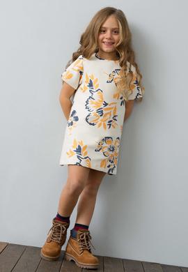 Beyaz Dokuma Elbise - 50174240001