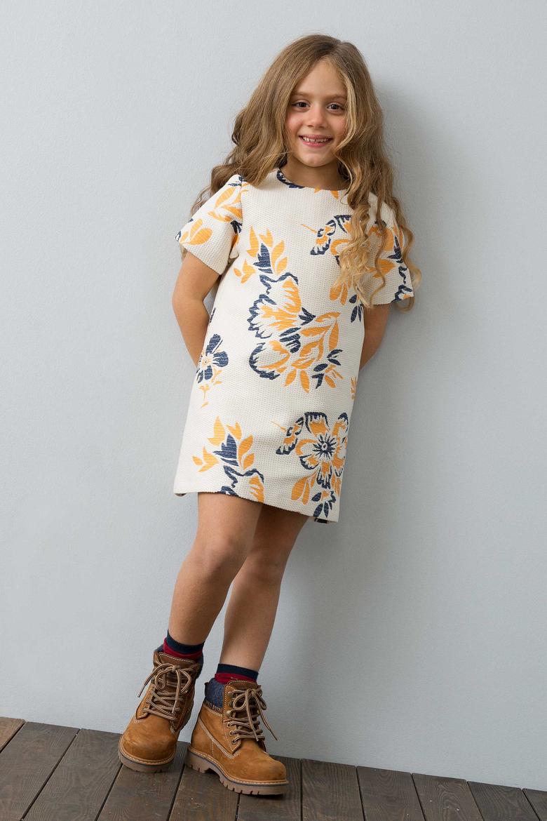 Beyaz Dokuma Elbise - 50174240001