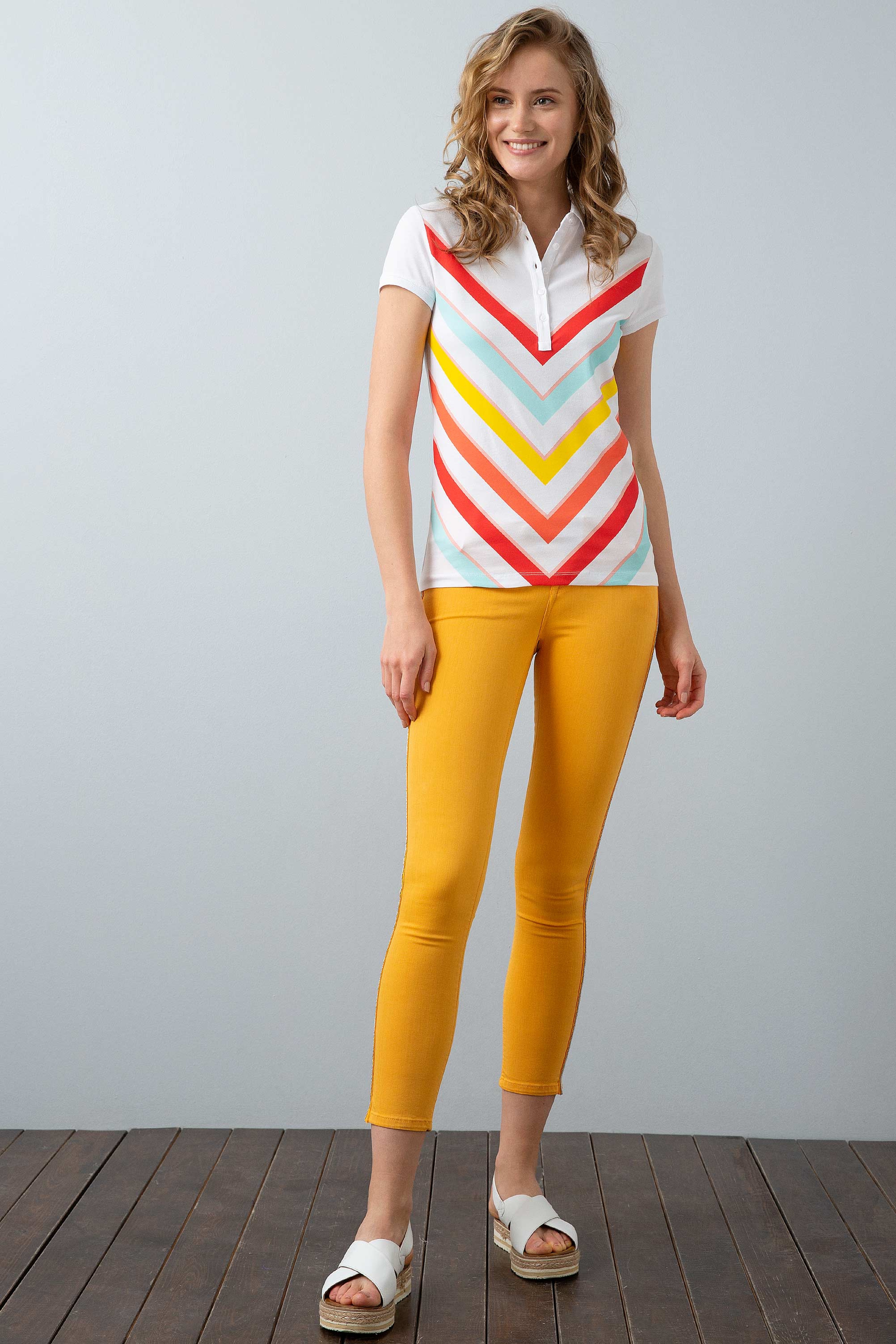 Kadın Sarı Spor Pantolon - Image 1
