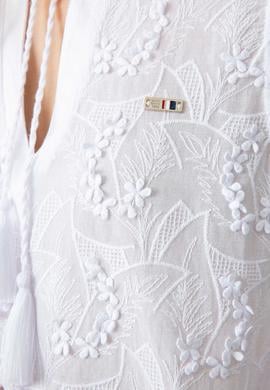 Kadın Beyaz V - Yaka Kolsuz Tişört - 50202062001