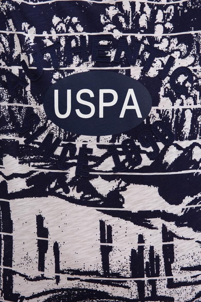 Erkek Lacivert Bisiklet Yaka T-Shirt - 50199807020