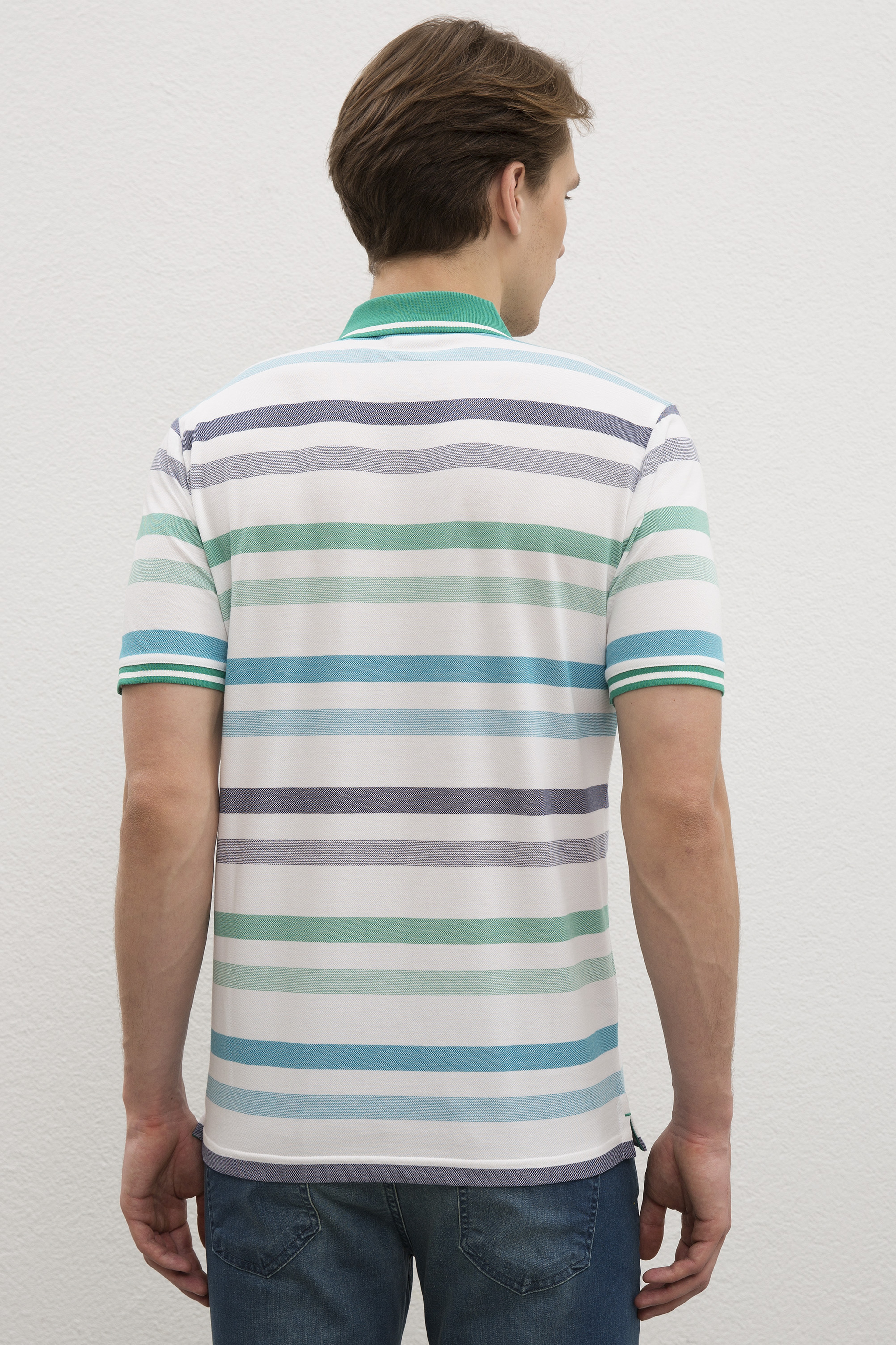 Erkek Mint Yeşili Polo Yaka T-Shirt
