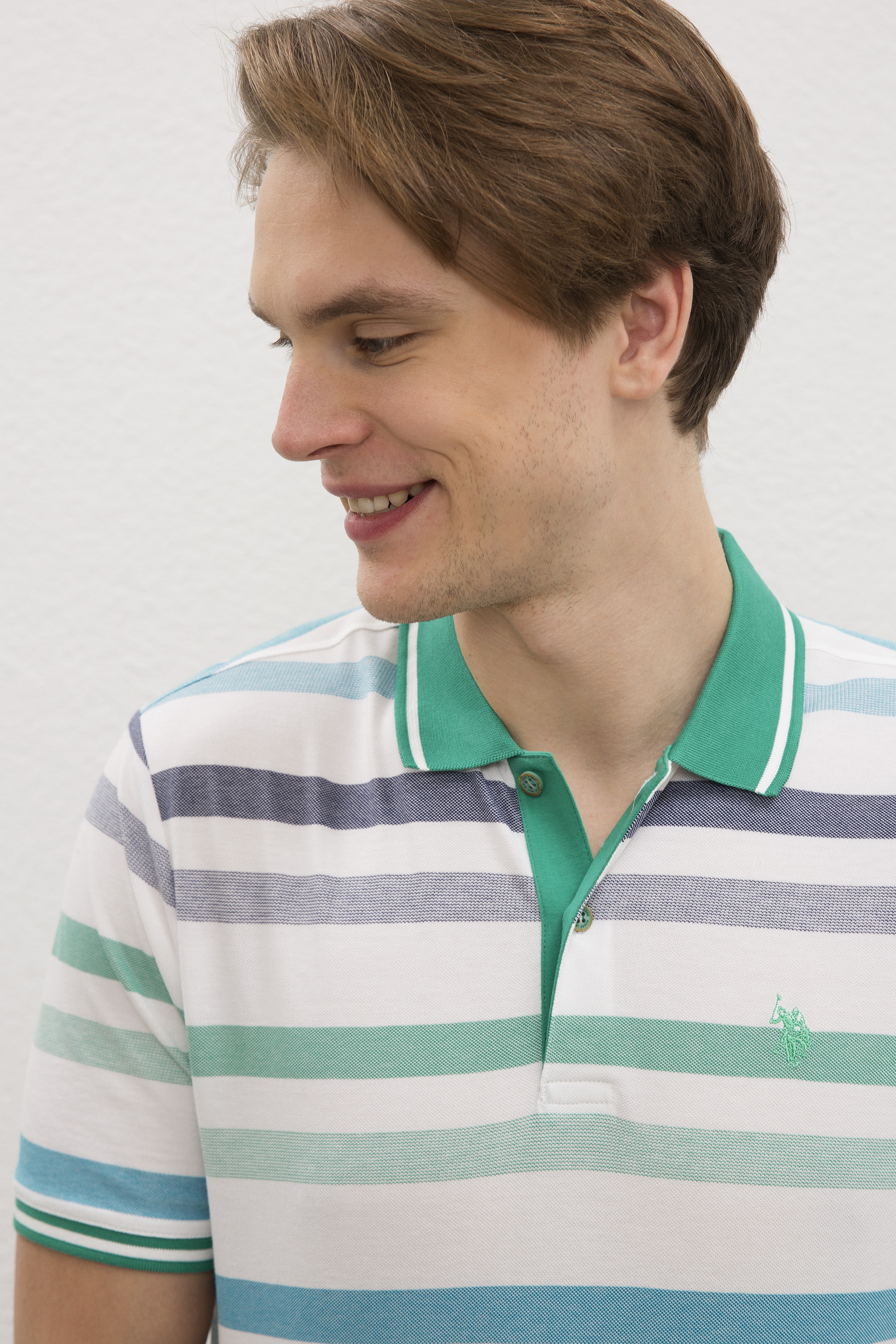 Erkek Mint Yeşili Polo Yaka T-Shirt