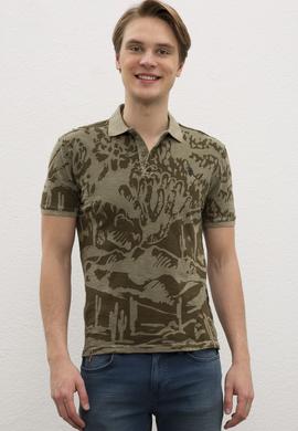 Erkek Koyu Haki Polo Yaka T-Shirt - 50203005001