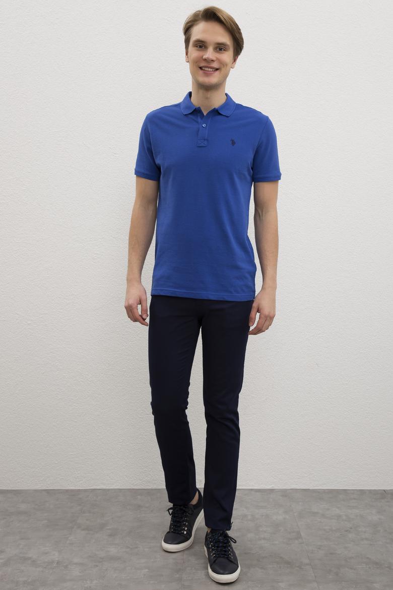 Erkek Saks Basic Polo Yaka Tişört - 50217612230