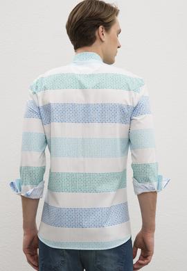 Erkek Yeşil Gömlek Uzunkol - 50219607003