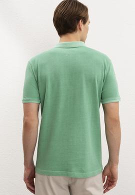 Erkek Elma Yeşili Polo Yaka T-Shirt Basic - 50199786071