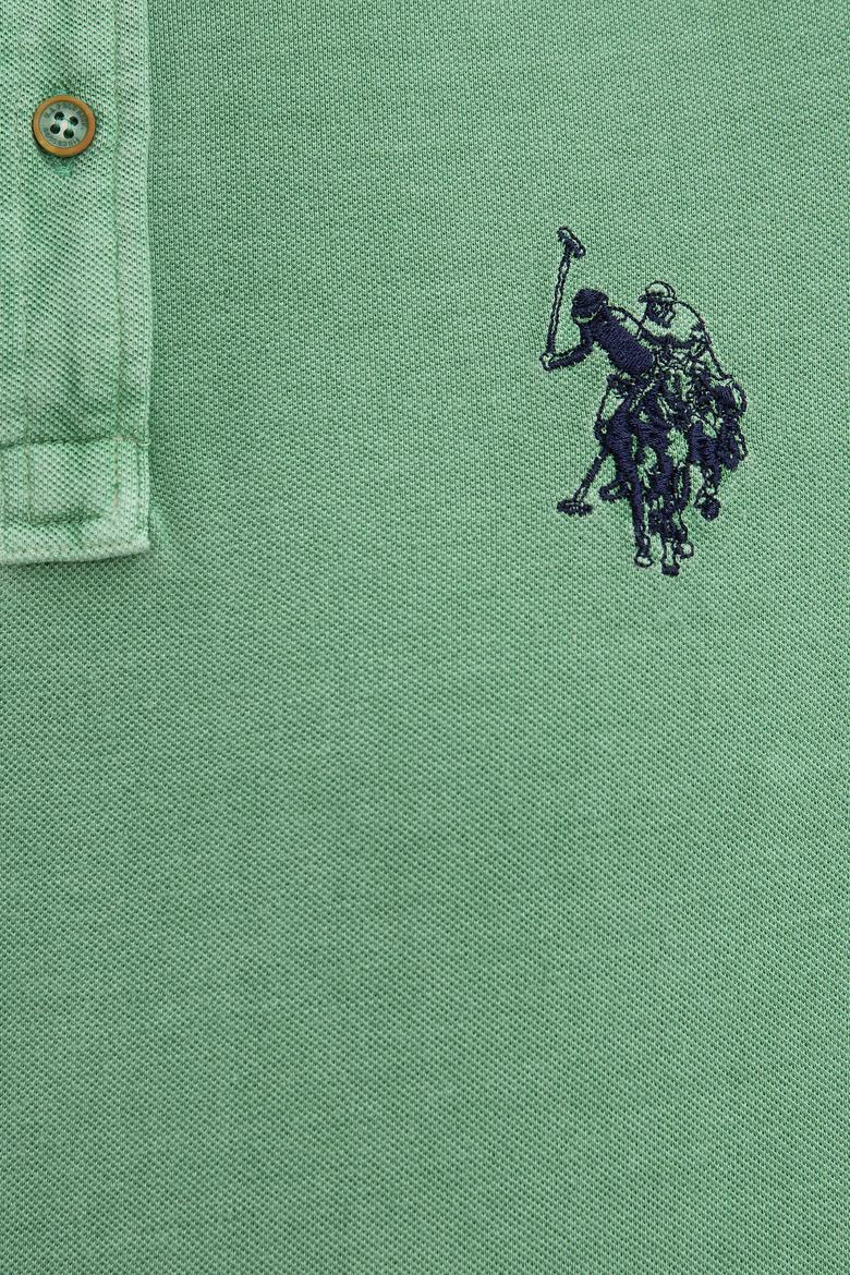 Erkek Elma Yeşili Polo Yaka T-Shirt Basic - 50199786071