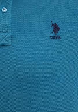 Erkek Petrol Polo Yaka T-Shirt Basic - 50218140081