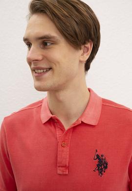 Erkek Nar Çiçeği Polo Yaka T-Shirt Basic - 50199786082