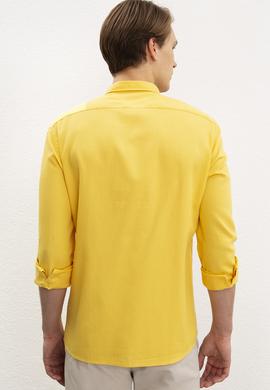 Erkek Sarı Gömlek Uzunkol - 50202297001