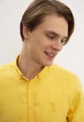 Erkek Sarı Gömlek Uzunkol - 50202297001