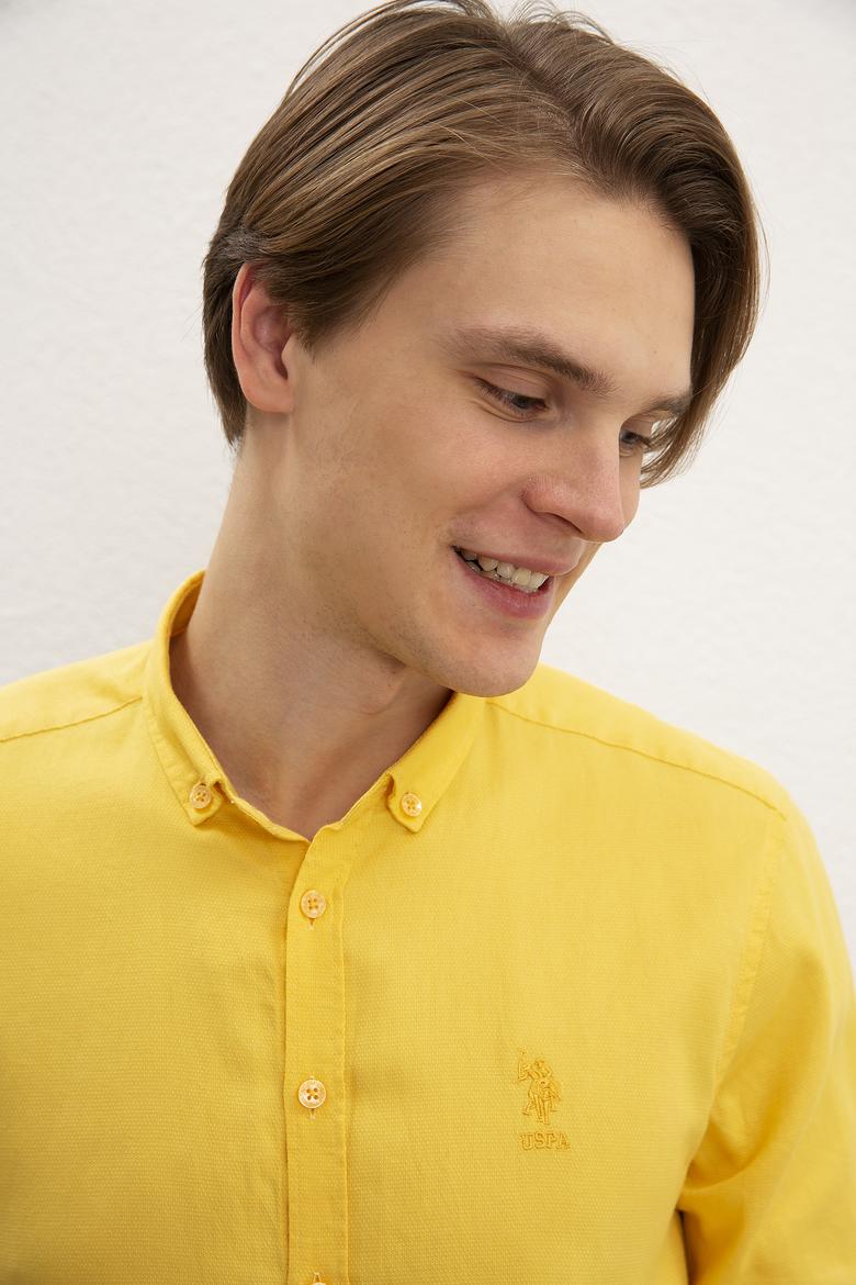 Erkek Sarı Gömlek Uzunkol - 50202297001