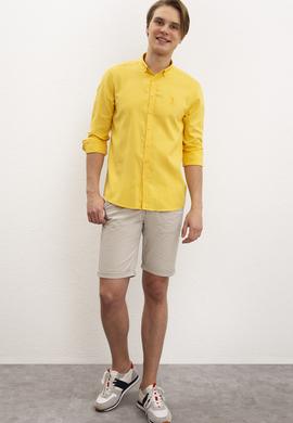 Erkek Sarı Gömlek Uzunkol - 50202297001