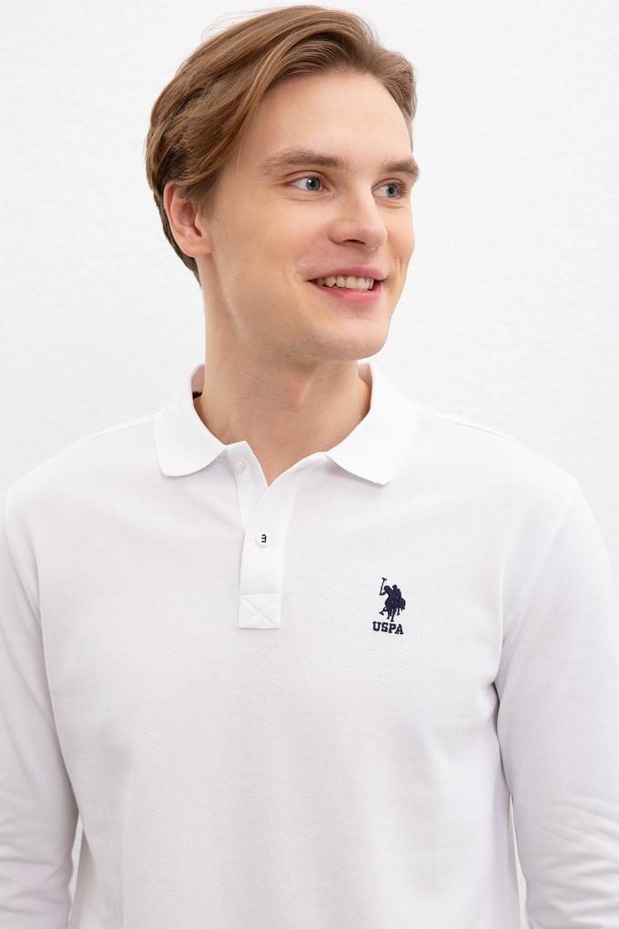 Erkek Beyaz Basic Sweatshirt