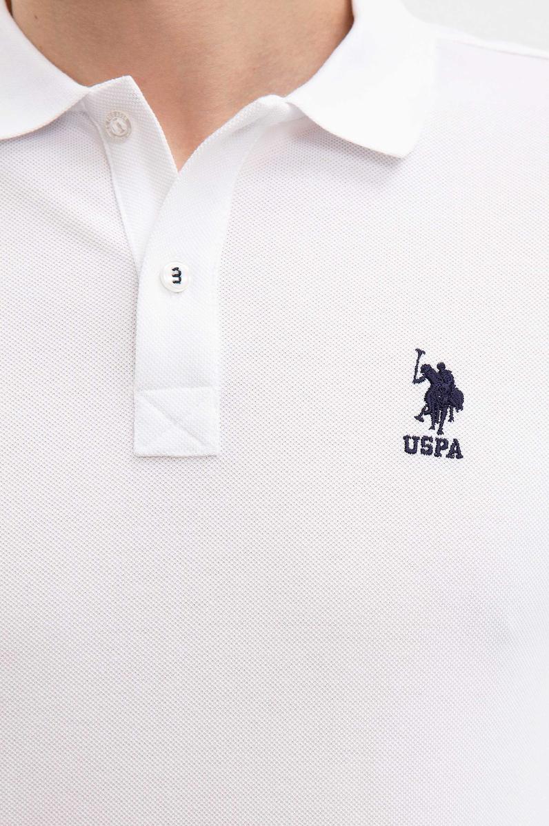 Erkek Beyaz Basic Sweatshirt