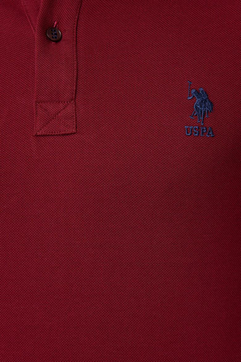 Erkek Bordo Polo Yaka T-Shirt Basic - 50199819177