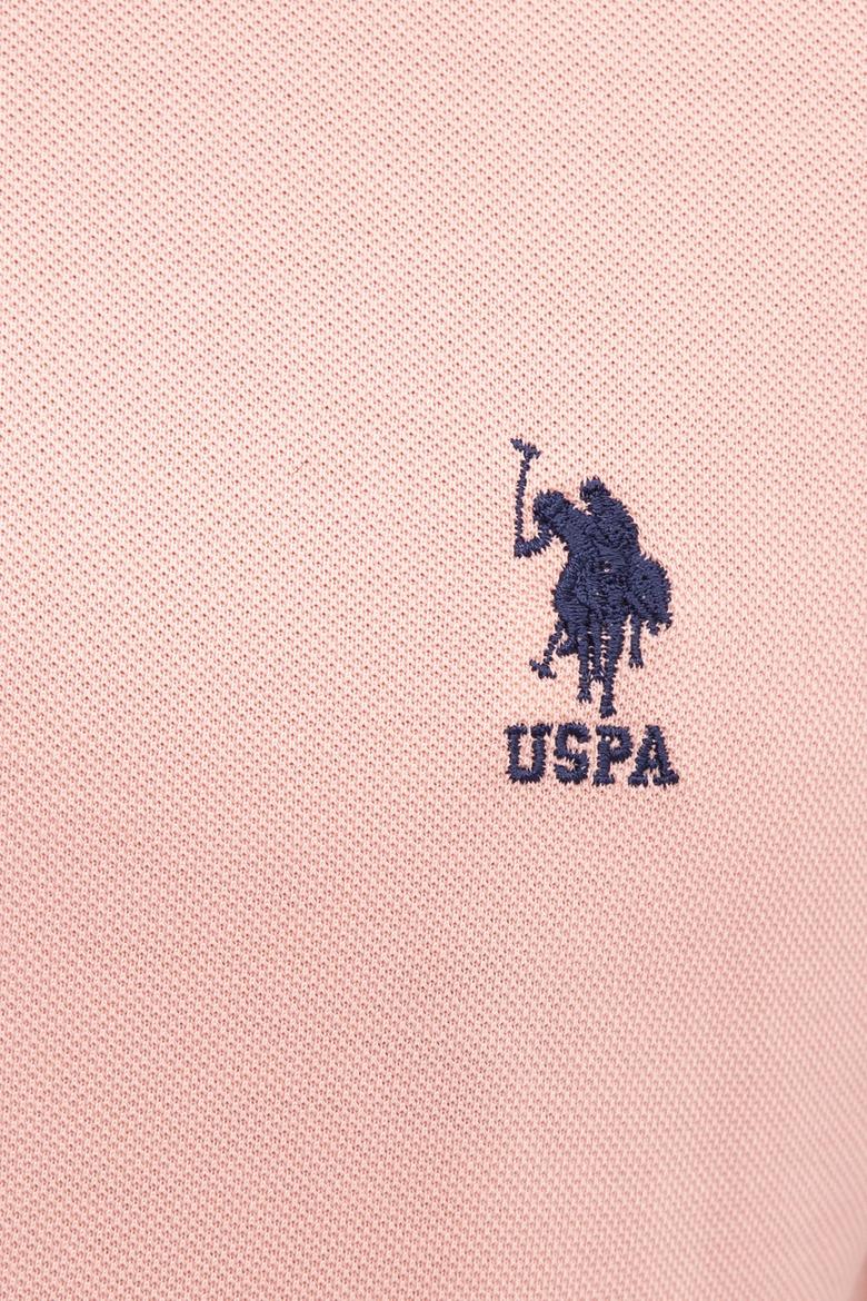Erkek Pembe Polo Yaka T-Shirt Basic - 50199819311