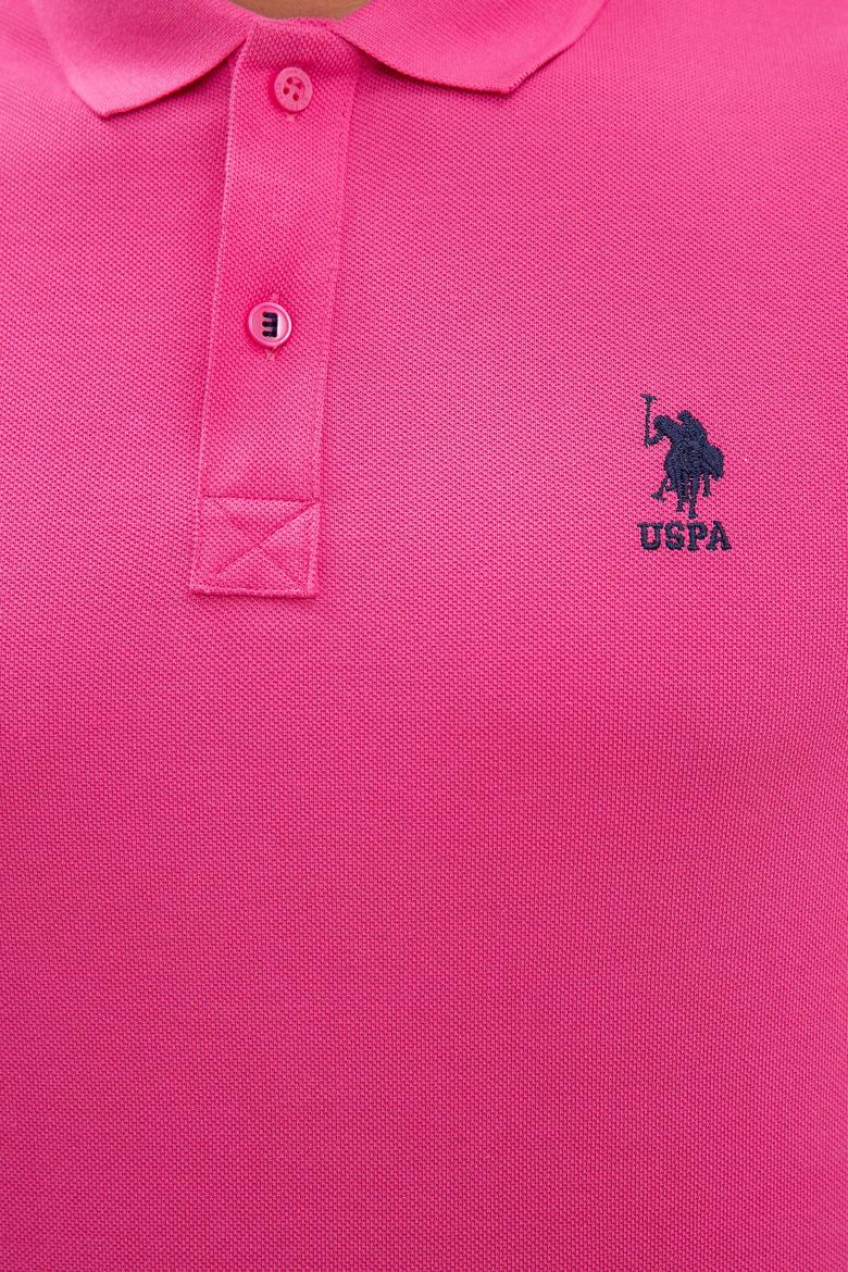 Erkek Fuşya Polo Yaka T-Shirt Basic - 50199819042