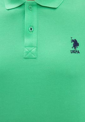 Erkek Elma Yeşili Polo Yaka T-Shirt Basic - 50199819296