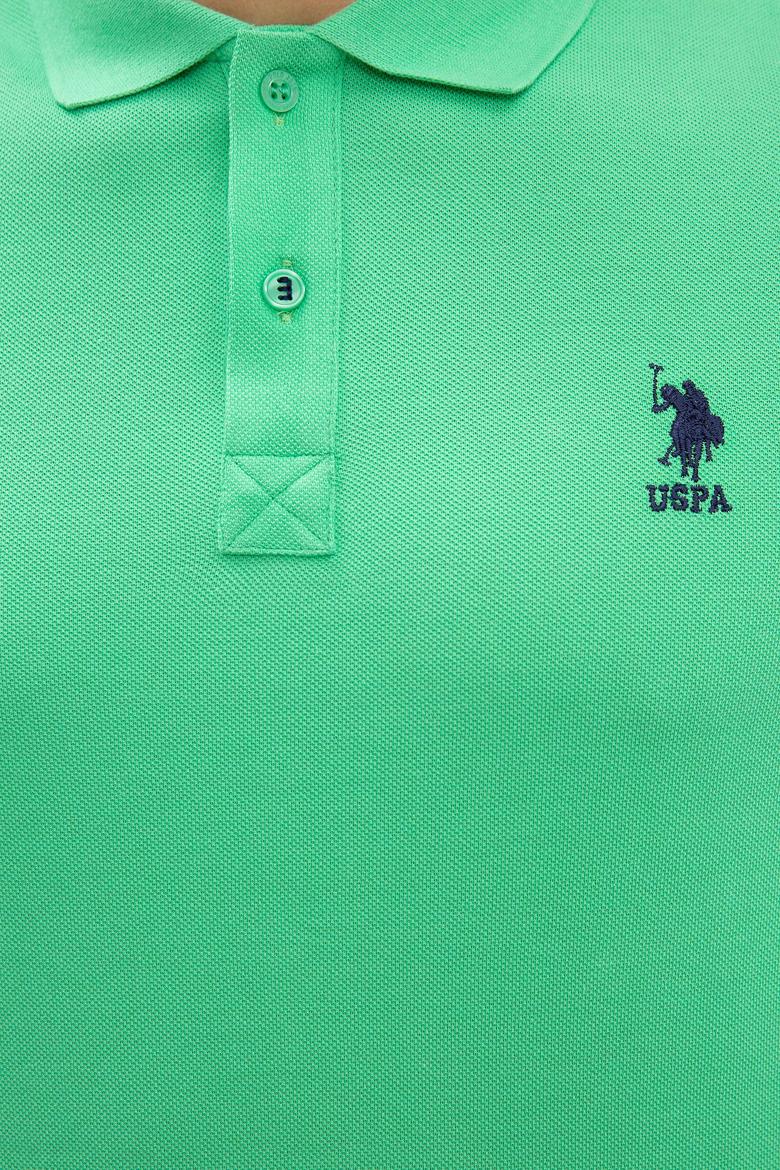 Erkek Elma Yeşili Polo Yaka T-Shirt Basic - 50199819296