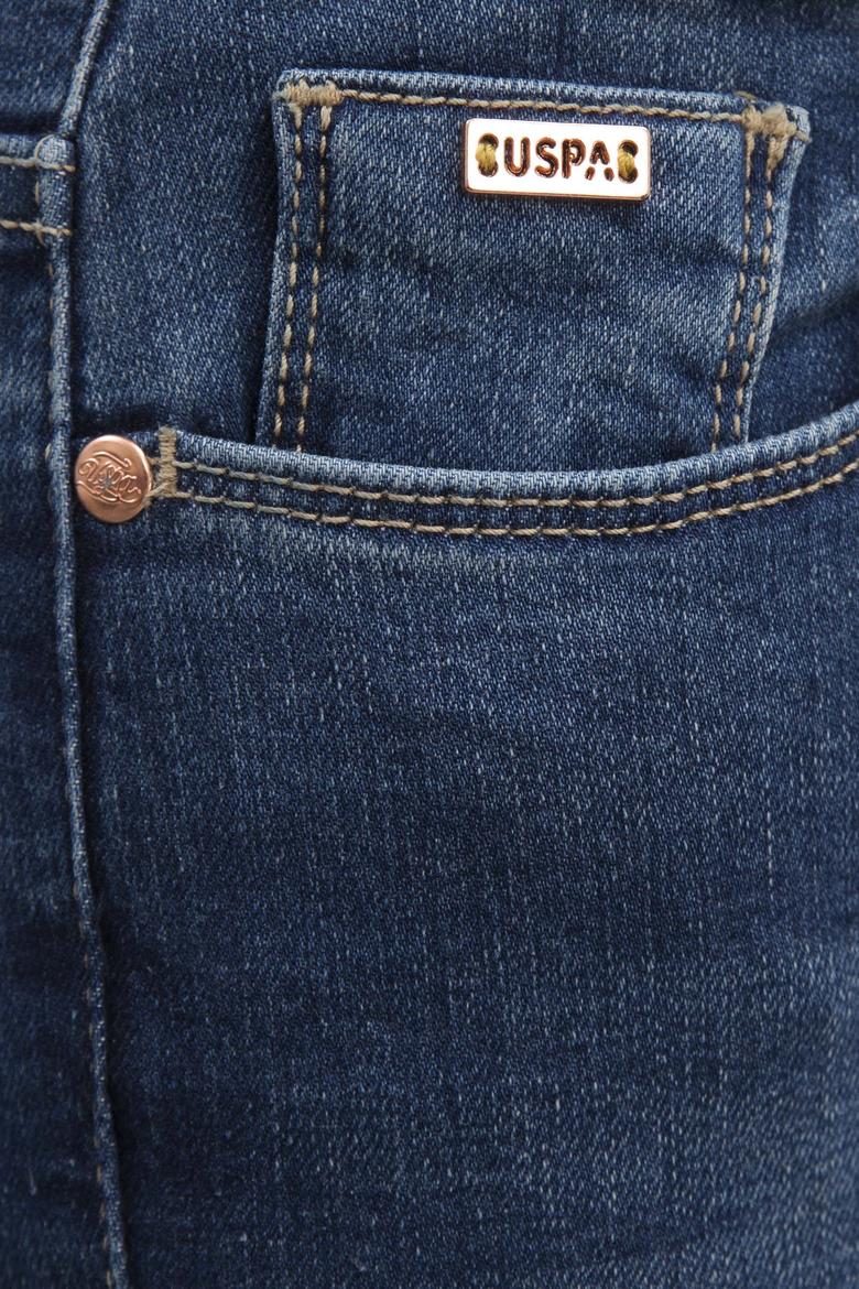 Kadın Mavi Jean Pantolon - 50222762001