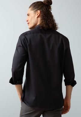 Erkek Siyah Gömlek Uzunkol - 50209162004