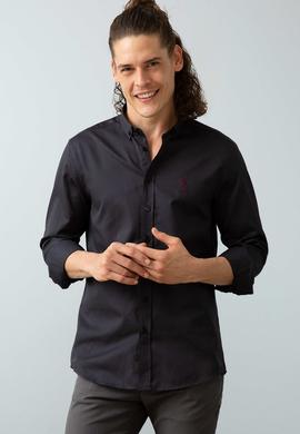 Erkek Siyah Gömlek Uzunkol - 50209162004