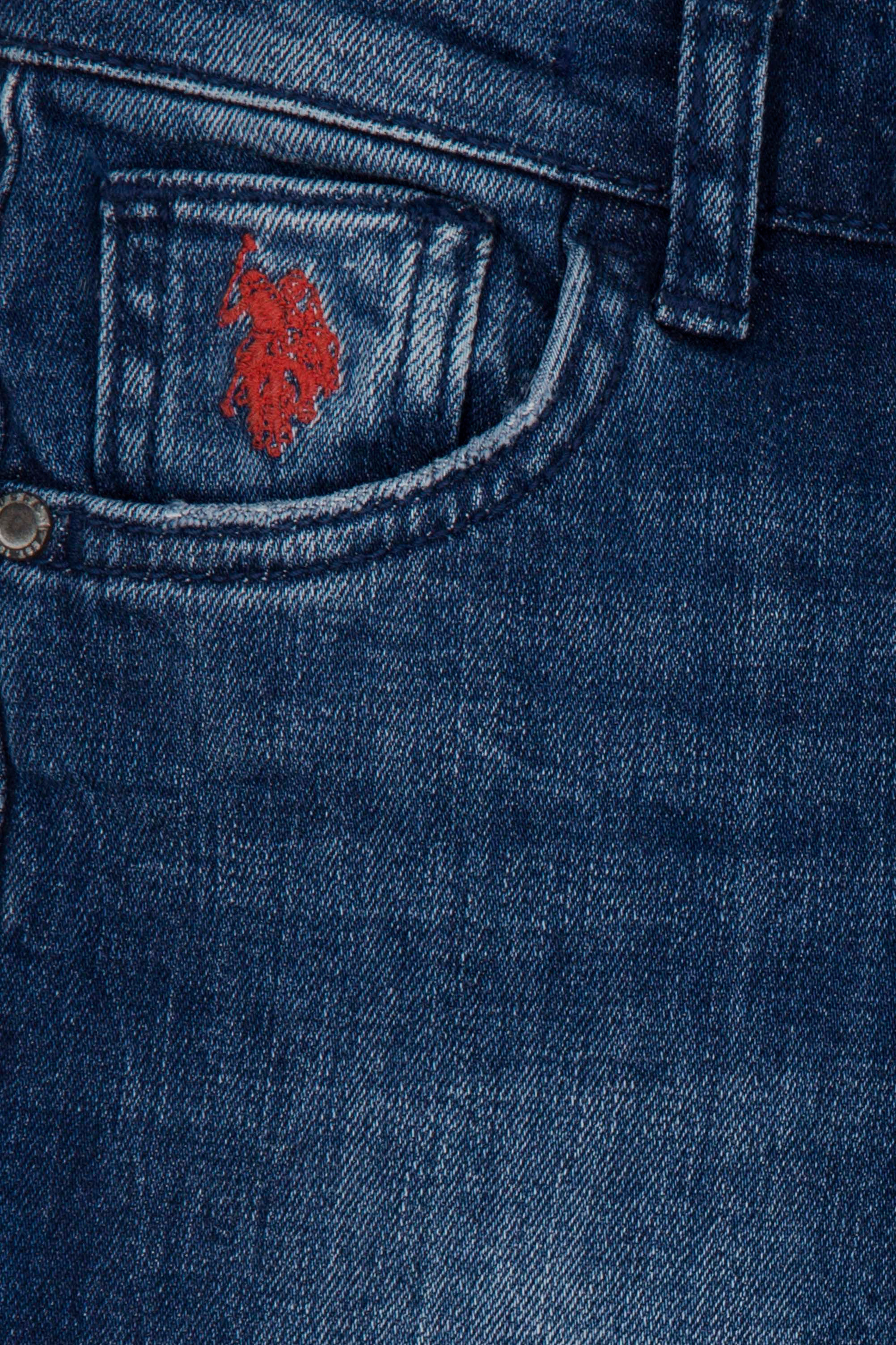 Erkek Çocuk Mavi Denim Pantolon - Image 3