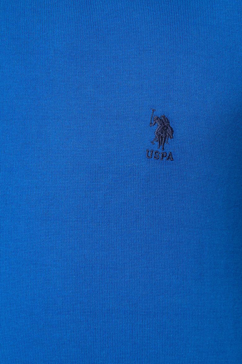 Erkek Mavi Triko Kazak Basic - 50192668043