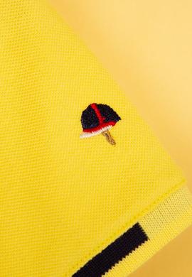 Erkek Çocuk Sarı Polo Yaka Tişört - 50199224287