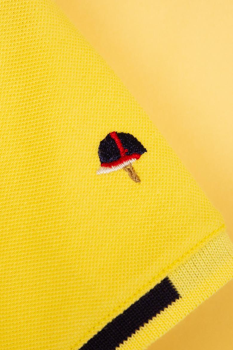 Erkek Çocuk Sarı Polo Yaka Tişört - 50199224287