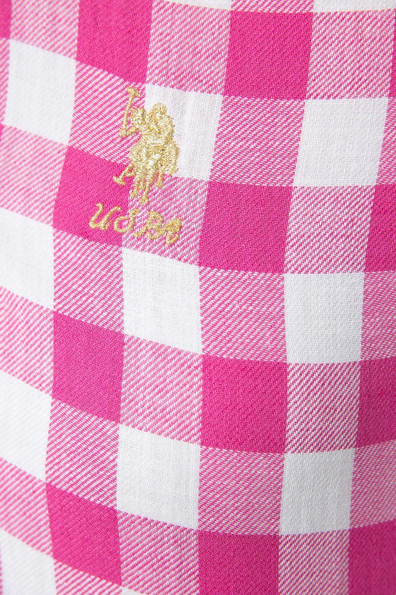 Kadın Pembe Gömlek Uzunkol - 50199347002