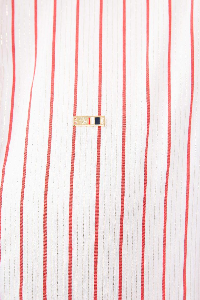 Kadın Kırmızı Dokuma Elbise - 50199514002