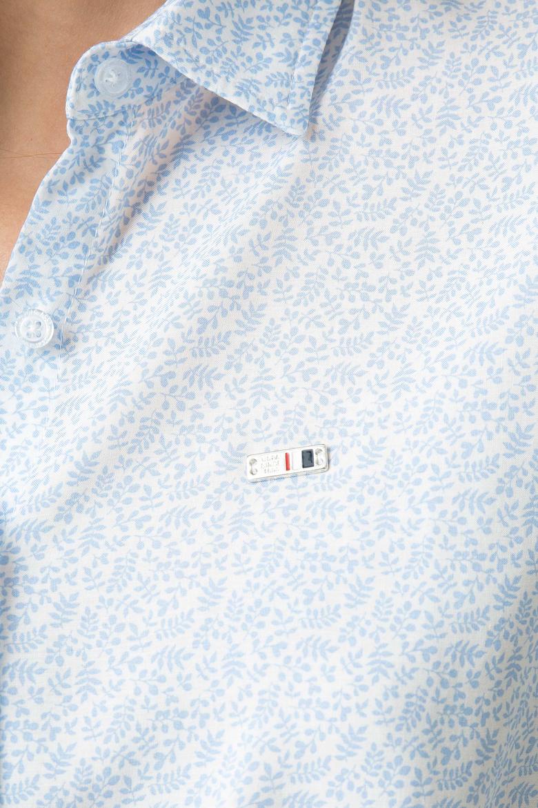 Kadın Mavi Gömlek Uzunkol - 50199612014