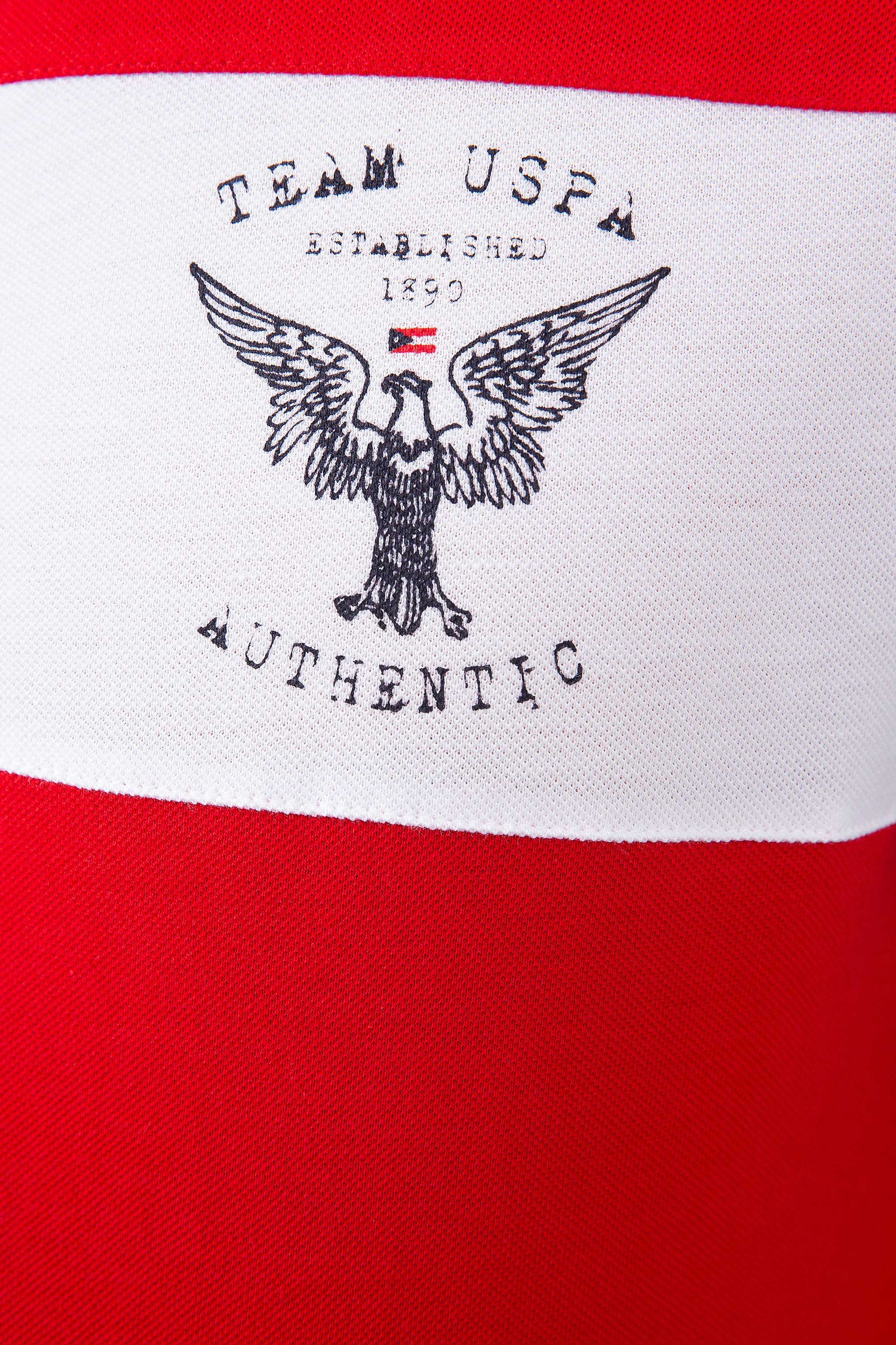 Erkek Kırmızı Polo Yaka T-Shirt - Image 4