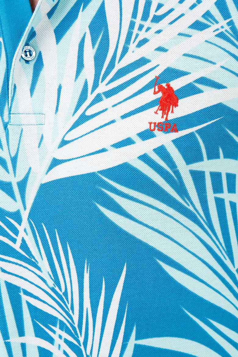 Erkek İndigo Polo Yaka T-Shirt - 50199683016