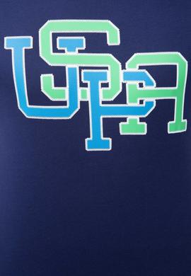 Erkek Lacivert Bisiklet Yaka T-Shirt - 50199715022