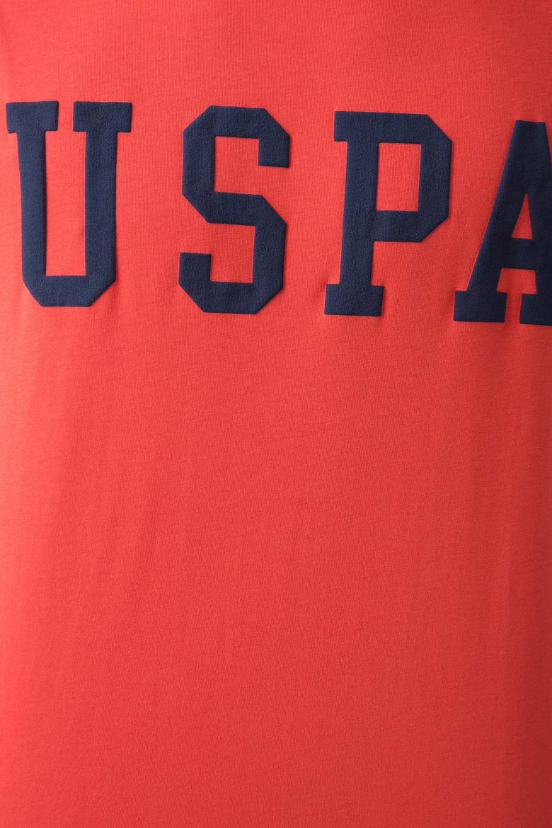 Erkek Nar Çiçeği Bisiklet Yaka T-Shirt Basic - 50199830016