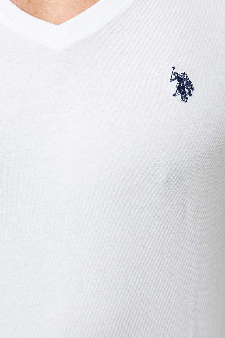 Erkek Beyaz Basic Tişört - 50199834003