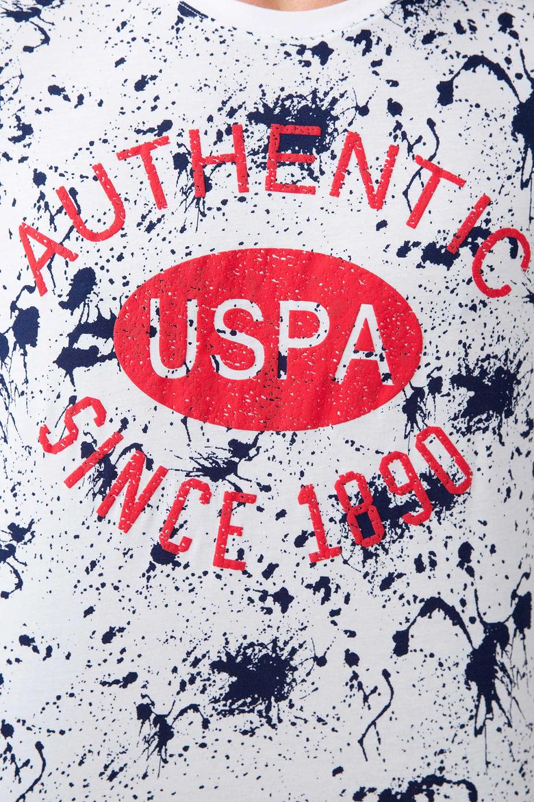 Erkek Lacivert Bisiklet Yaka T-Shirt - 50199886011