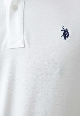 Erkek Beyaz Polo Yaka T-Shirt Basic - 50199991005