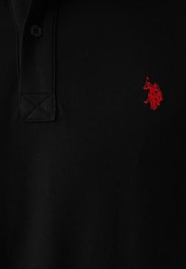 Erkek Siyah Polo Yaka Basic T-Shirt - 50199991016