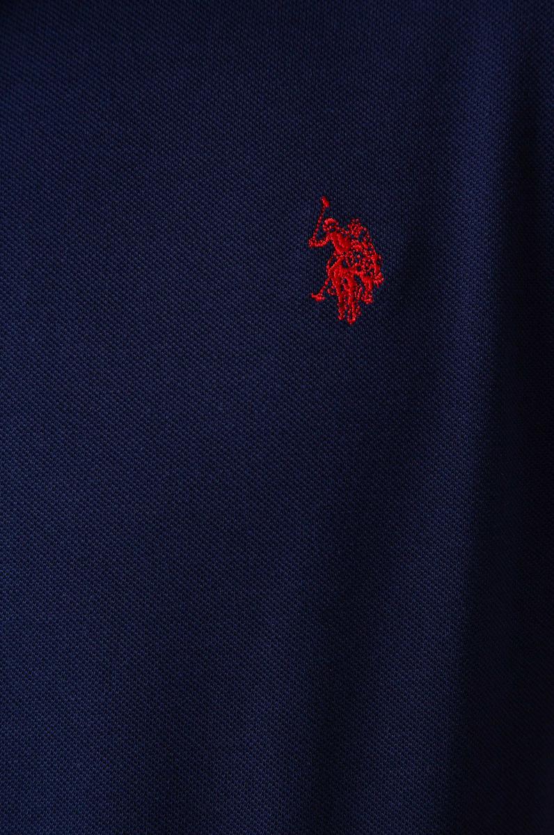 Erkek Lacivert Basic Polo Yaka Tişört