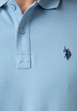 Erkek Açık İndigo Basic Tişört - 50199991075