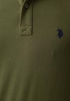 Erkek Koyu Haki Polo Yaka T-Shirt Basic - 50199991084