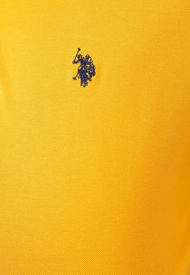 Erkek Koyu Sarı  Polo Yaka T-Shirt Basic - 50199991092