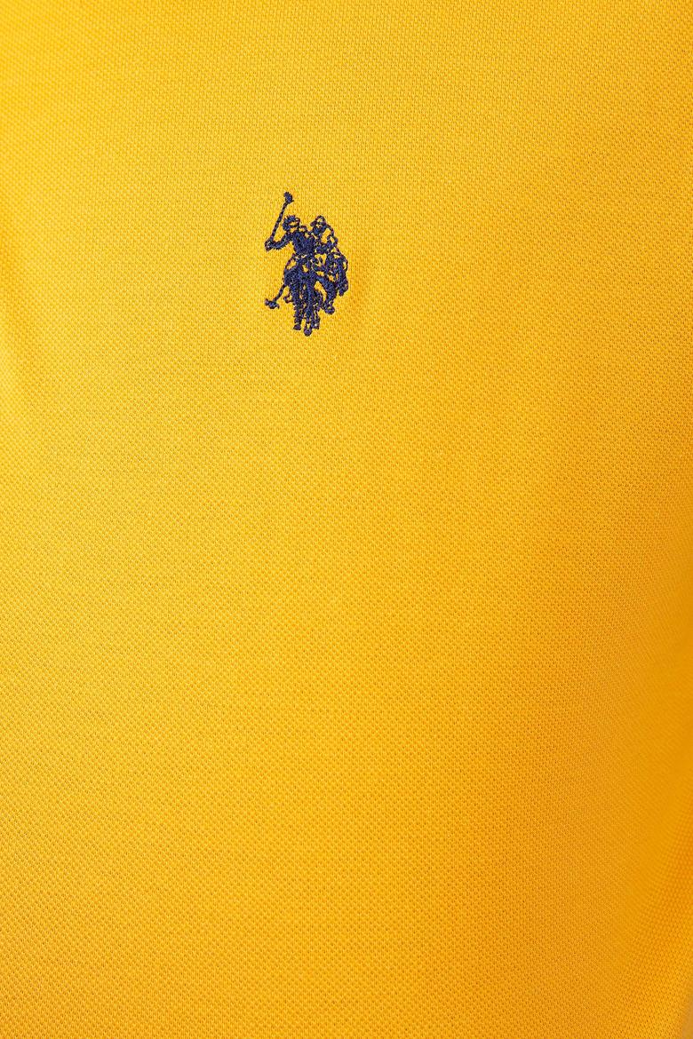 Erkek Koyu Sarı  Polo Yaka T-Shirt Basic - 50199991092