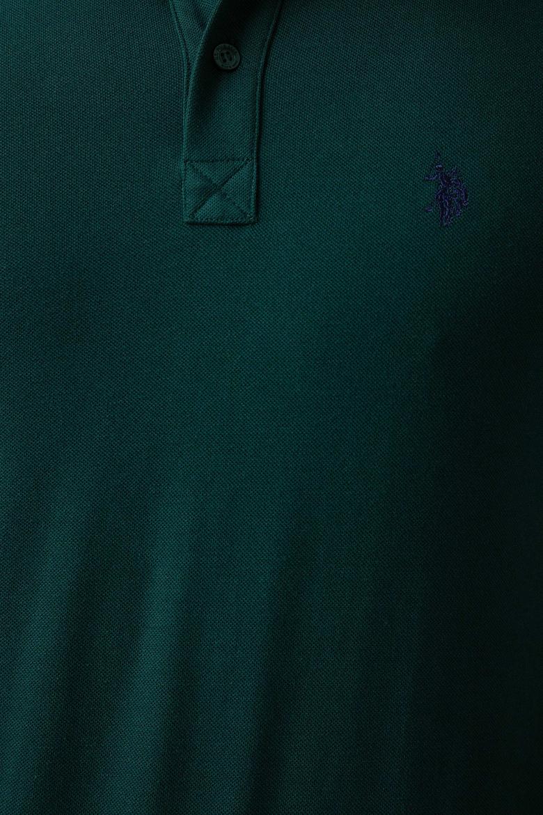 Erkek Koyu Yeşil Basic Polo Yaka Tişört - 50199991193